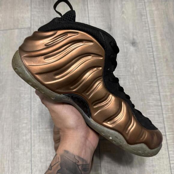 Nike Air Foamposite One Copper Gold Black Sneakers 314996-007 Size 8 Men main image 4